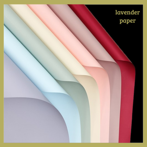 

Isi 20 LEMBAR Flower Wrapping Kertas Buket Polos Full Color Solid Cellophane Waterproof KB03