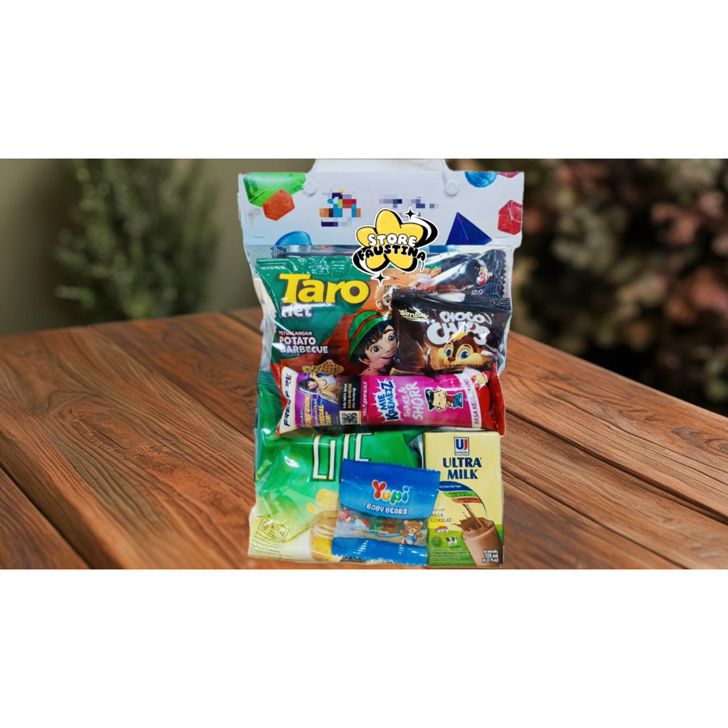 

SNACK ULANGTAHUN/BINGKISAN HAMPRES/BINGKISAN ULANGTAHUN/SNACK ULANGTAHUN ANAK