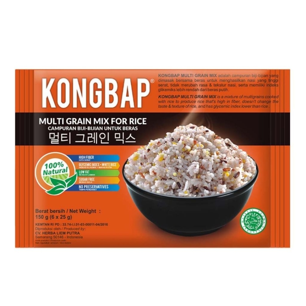 

Kongbap Beras Multi Grain Mix Original 150 g