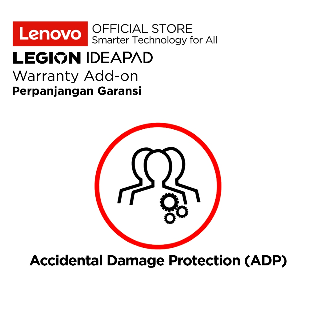 Lenovo IdeaPad Warranty Add On Accidental Damage Protection (Penambahan Lenovo Indonesia 1 2 3 Tahun