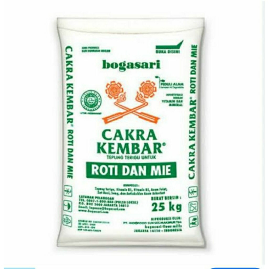 

Tepung Terigu Cakra Kembar Satu Karung