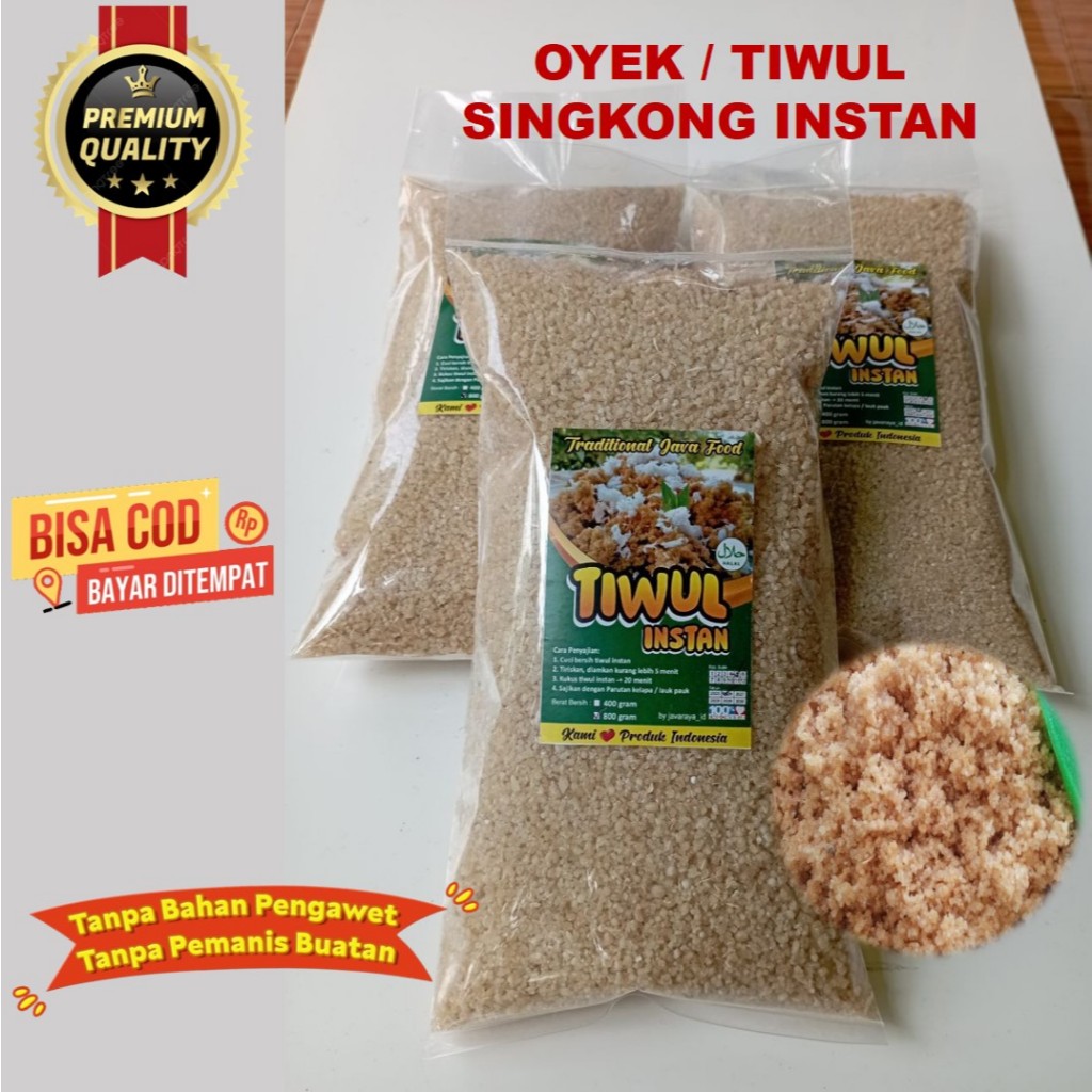 

Oyek Singkong Instan Oyek Tiwul Premium