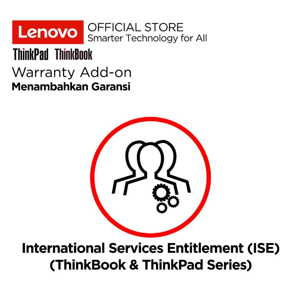 Lenovo International Services Entitlement (ISE) Warranty Add On for Business Laptop ThinkBook & Thin