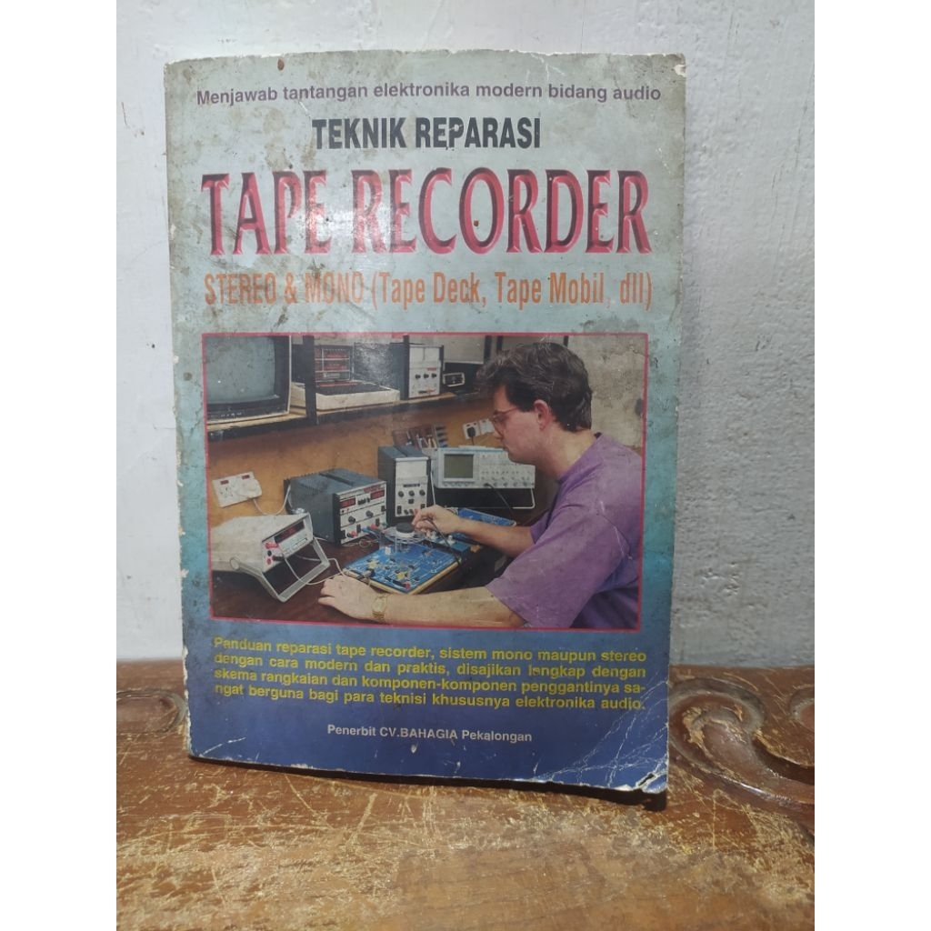 Buku Jadul Teknik Reparasi Tape Recorder Tahun 1997
