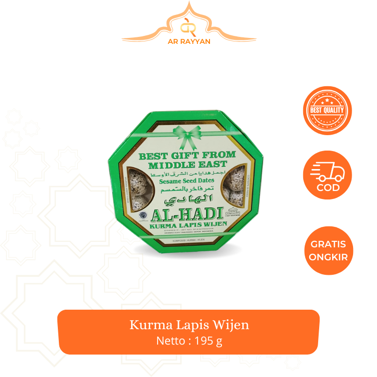 

Kurma Lapis Wijen Manis Original | Oleh Oleh Haji Umroh Khas Timur Tengah