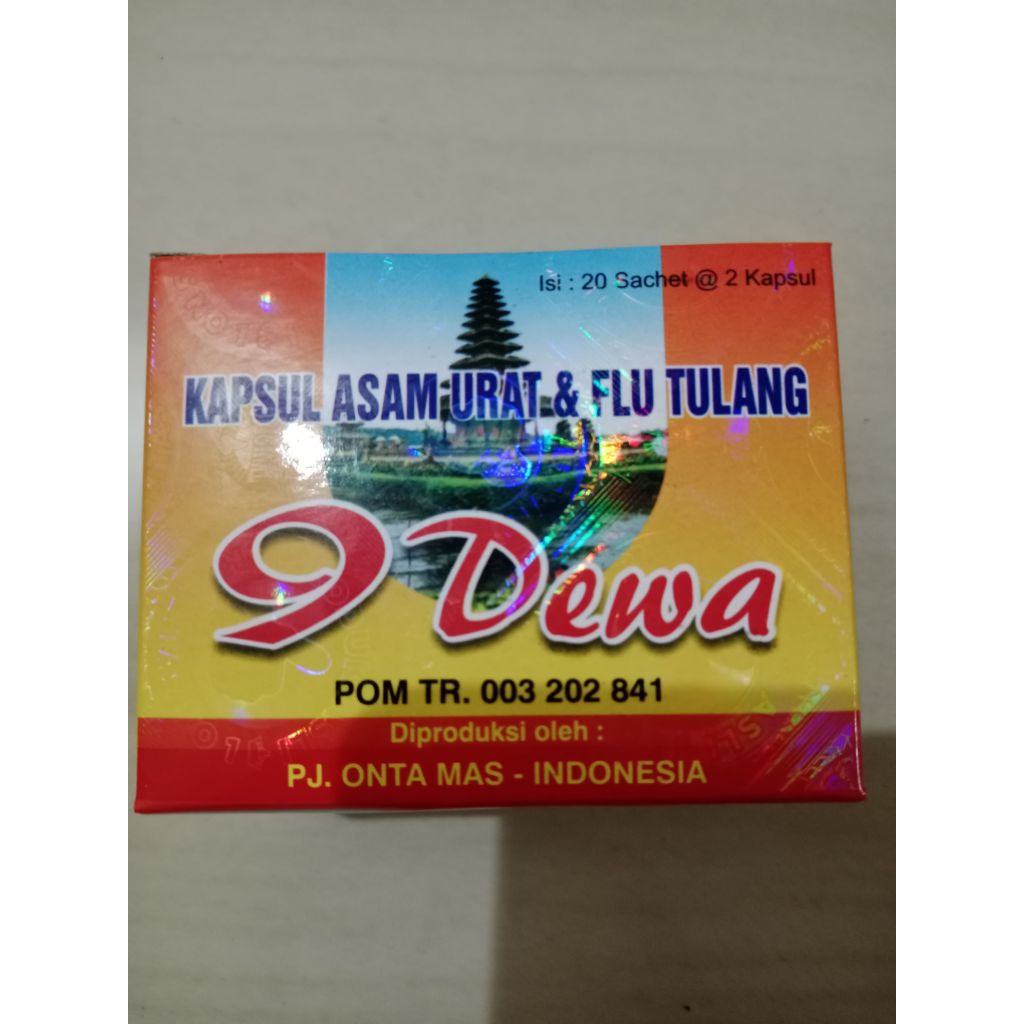 kapsul asam urat flu tulang 9dewa