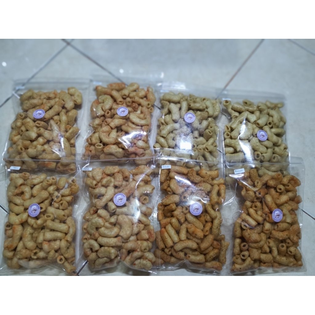 

Makroni renyah/cemilan makroni/cemilan murah