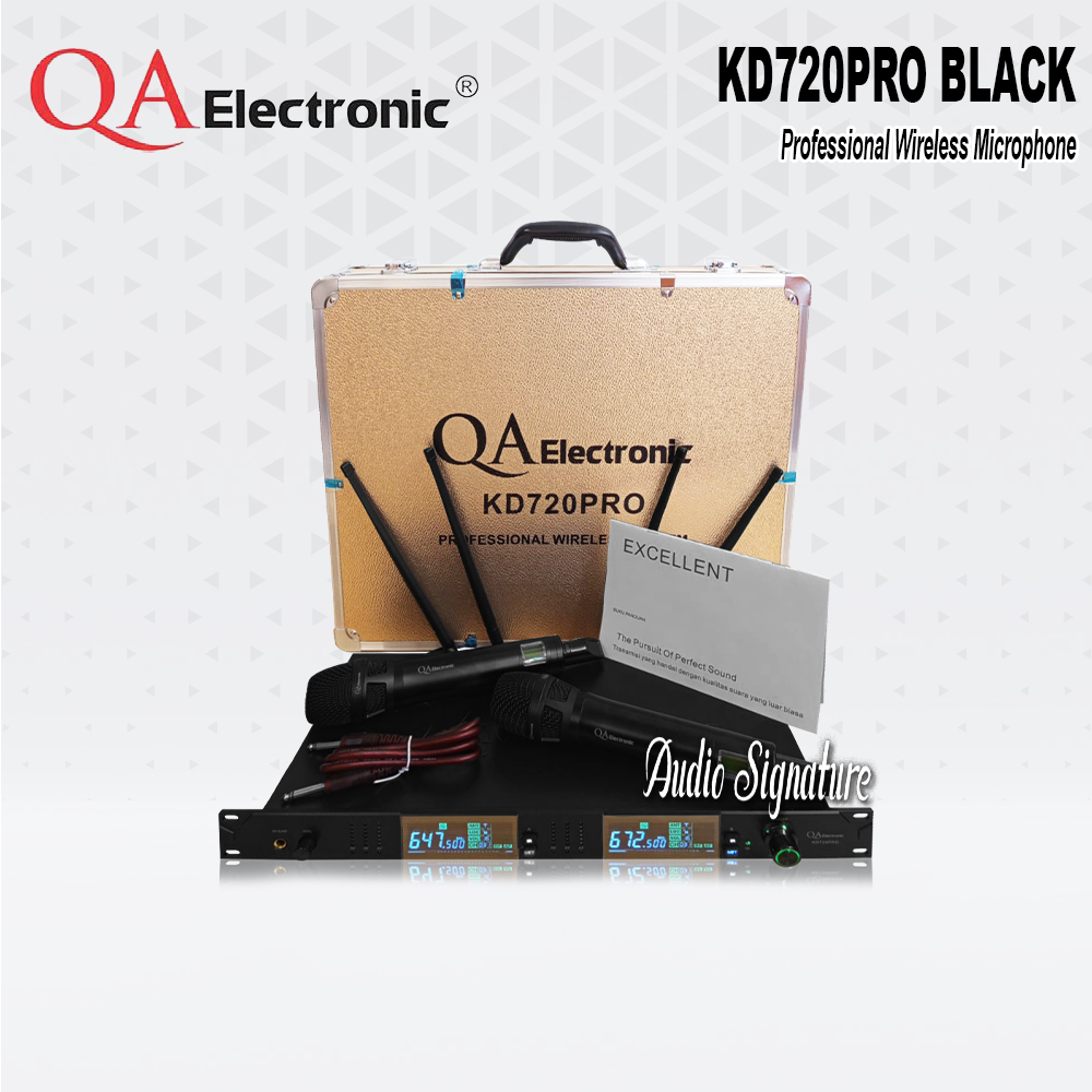 Microphone Mic Wireless QA ELECTRONIC KD720PRO | KD720 PRO | KD 720 PRO Original