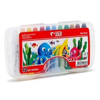 

Crayon TITI 12 Warna TI-P-12, 18 dan 24 Non Toxic