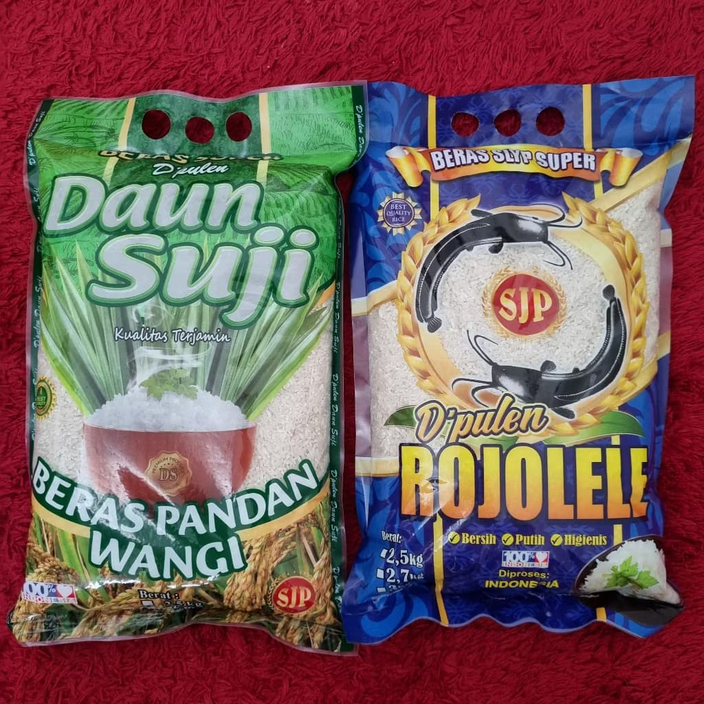 

Beras Rojo Lele Segar & Daun Suji 3,5KG |