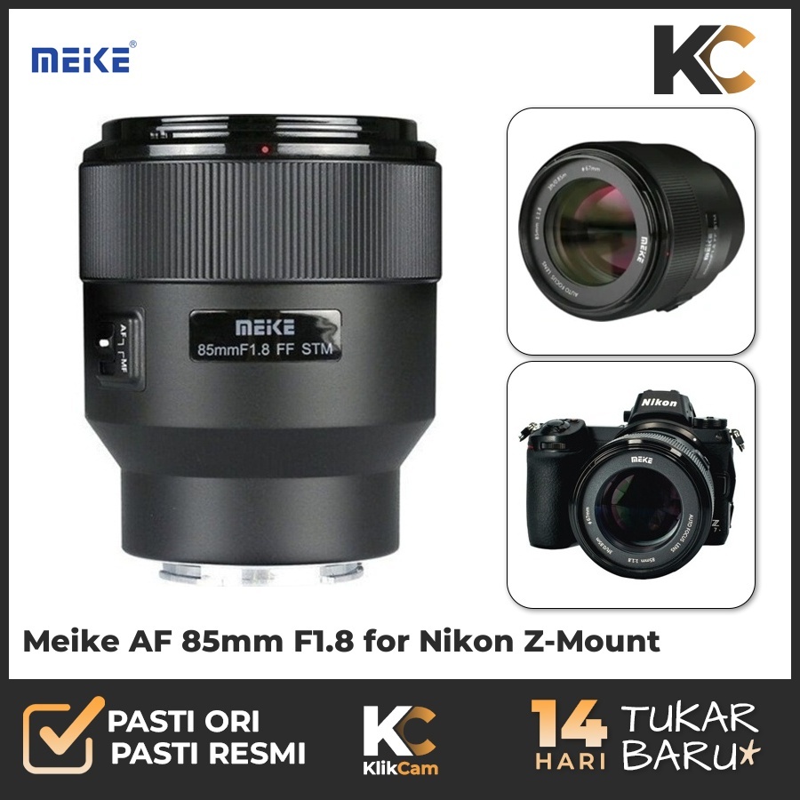 Meike AF 85mm f1.8 for Nikon Z Fullframe Lens Meike 85 mm f/1.8 Garansi Resmi