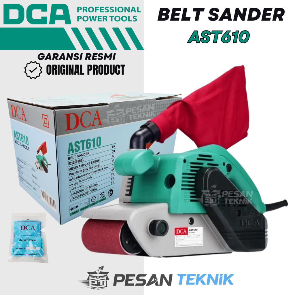 Mesin Amplas Sabuk AST 610 Belt Sander DCA AST610