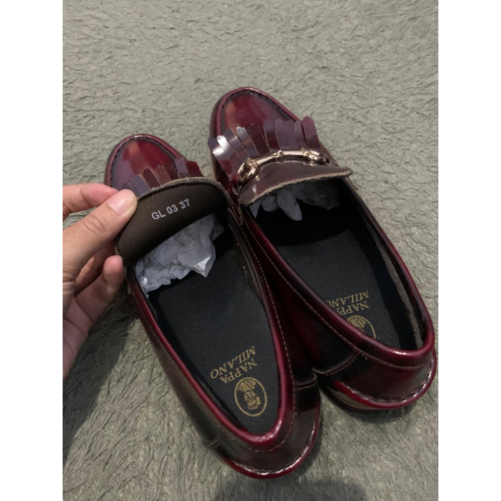 sepatu nappa milano murah 1x pakai