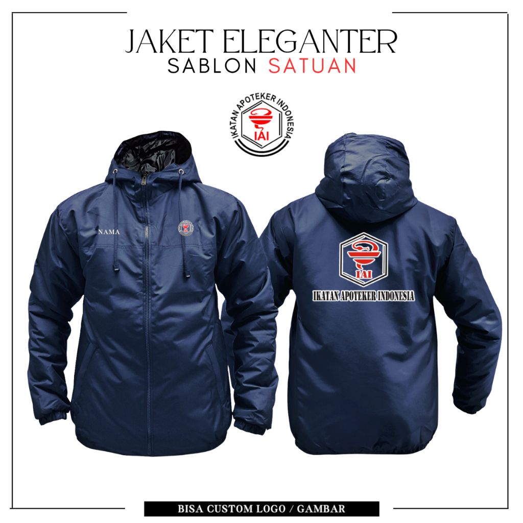 Jaket Apoteker Custom Unisex PS Desain Sendiri Jaket Ikatan Apoteker Indonesia