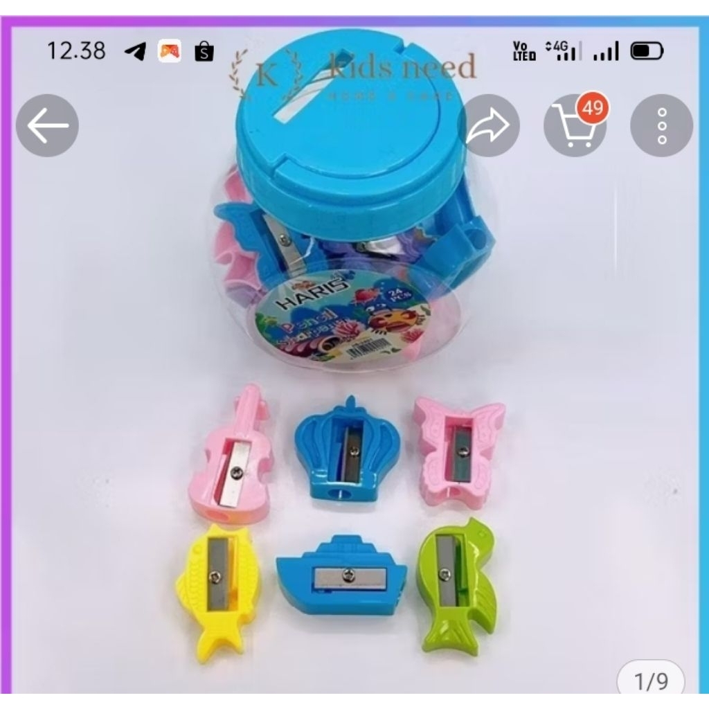 

serutan pensil karakter