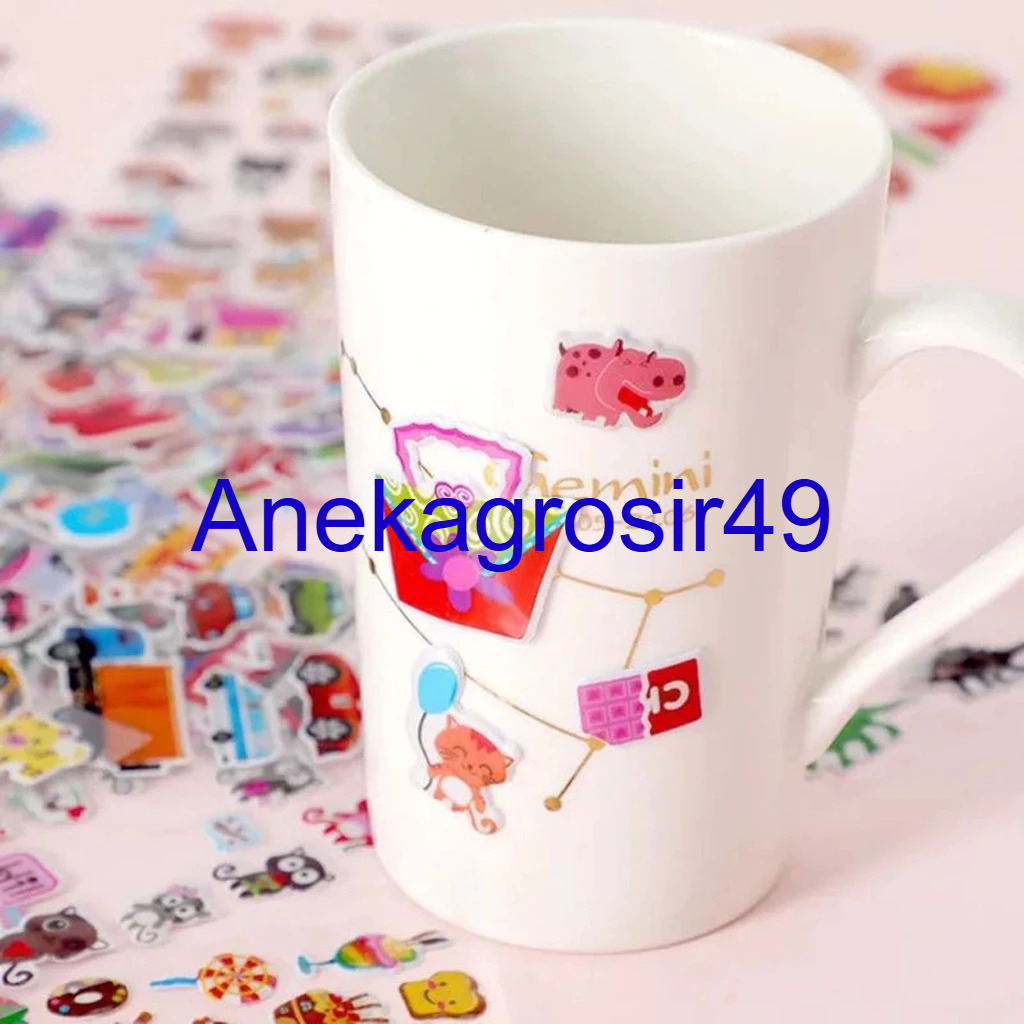

SAG STIKER 3D ANAK KARAKTER/STICKER TIMBUL/Stiker Waterproof Hologram Kartun Karakter Korea Anti Air