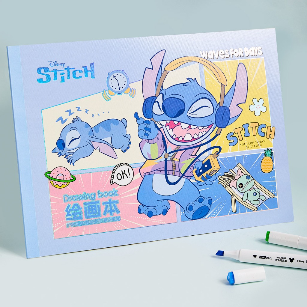 

{Sanrio} Buku Gambar Polos A4 Karakter Lilo Stitch Random No. 99025