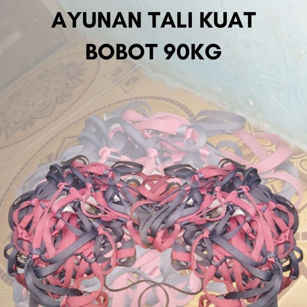 Hammock Kain Tebal Tali Besar Ayunan Gantung Anak Dewasa untuk Pohon