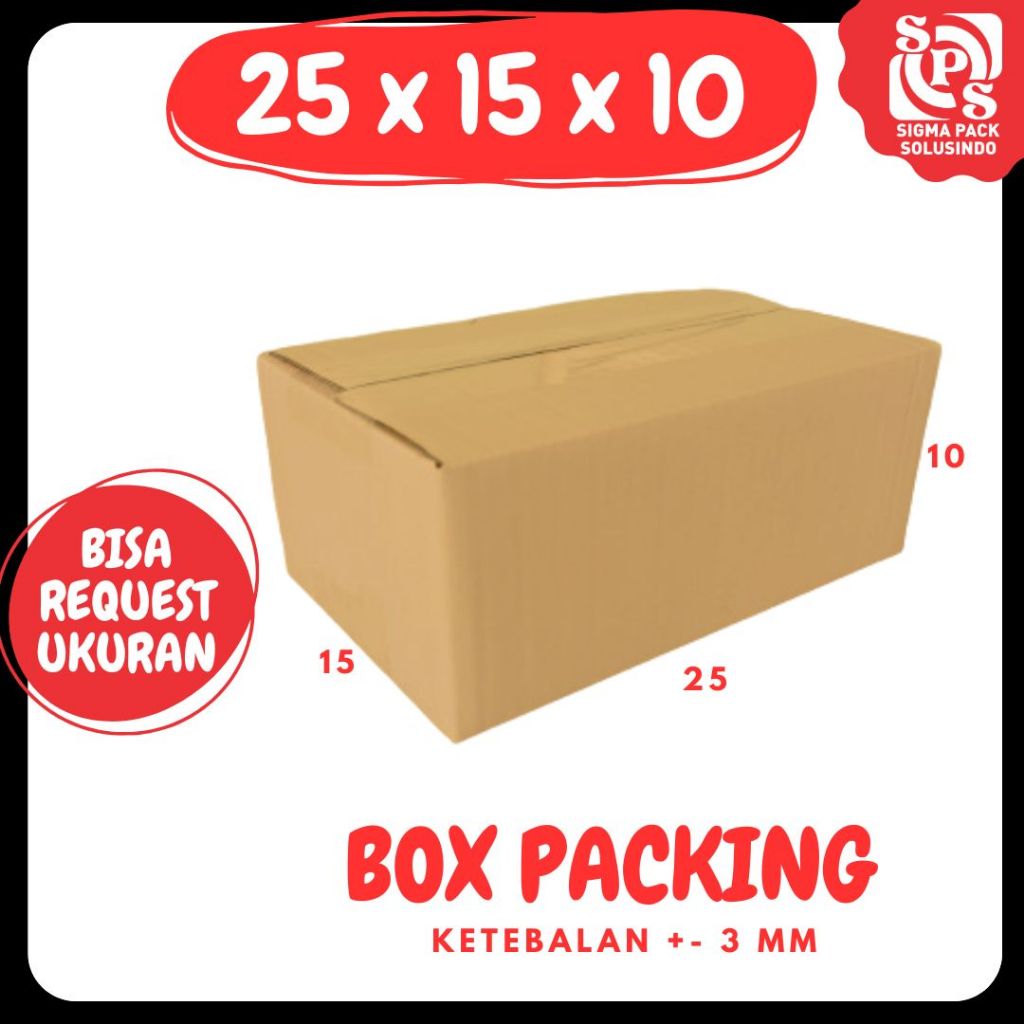 

Box 25x15x10 Kardus Packing / Dus 25x15x10 Kotak / box 25x15x10 Kemasan Zigma Shop