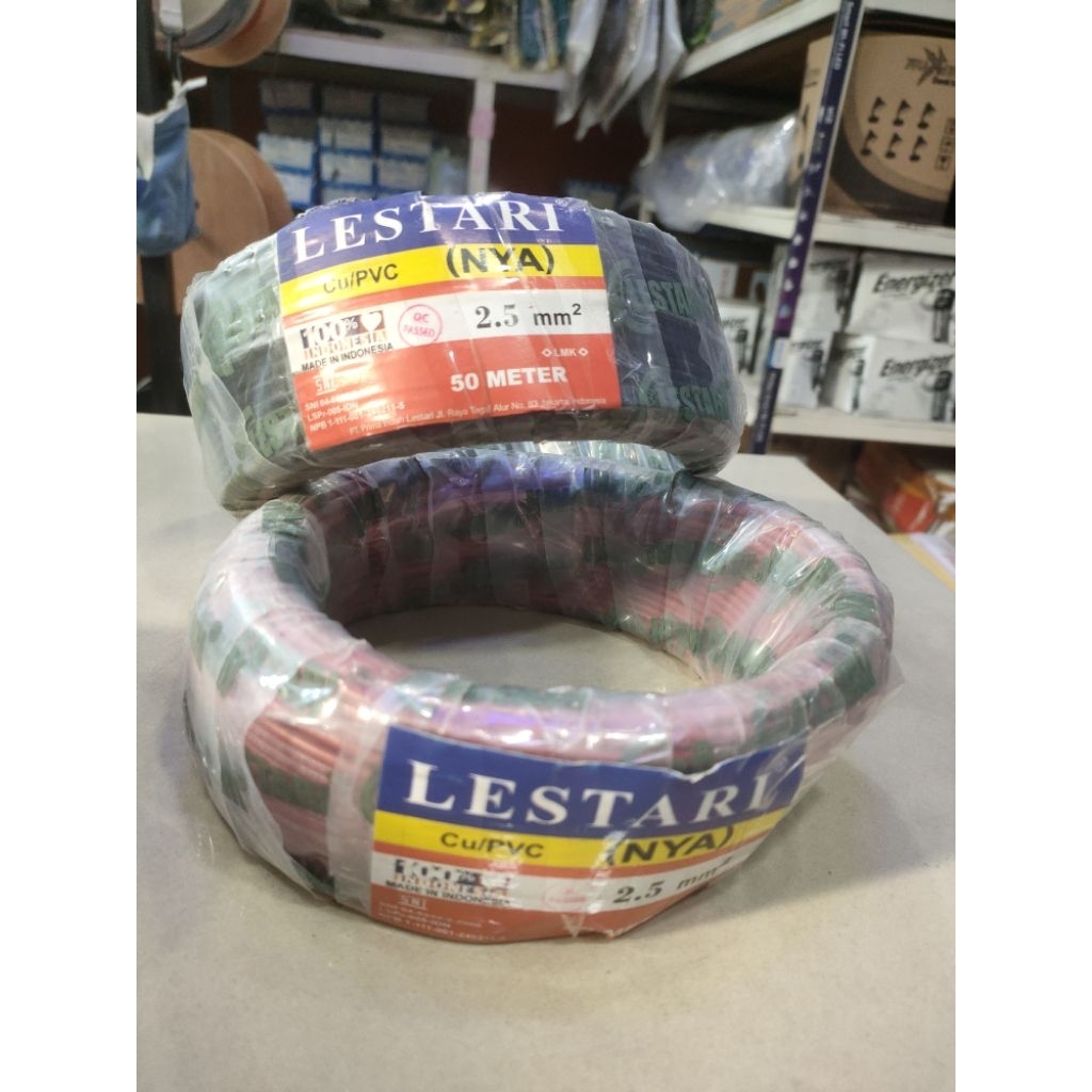 kabel NYA 2,5 Lestari Tembaga murni (SNI)