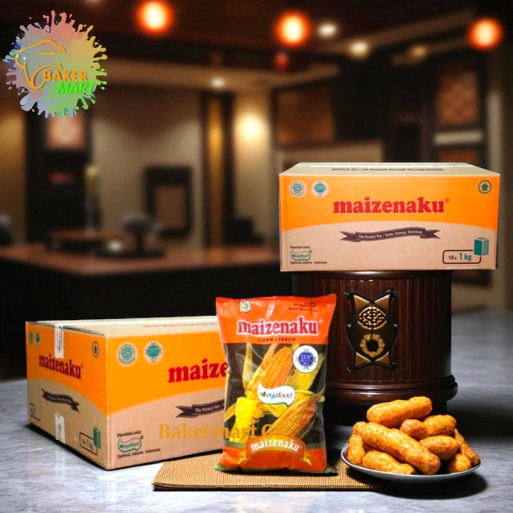 

Maizenaku Tepung Jagung Maizena / Corn Starch 1 Kg (1 Karton)