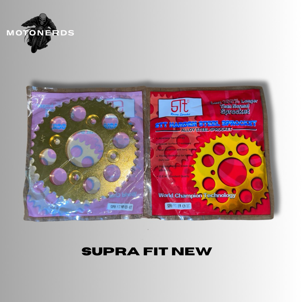 GEAR GIR BELAKANG GOLD STT 428 415 SUPRA FIT NEW/KHARISMA/SUPRA X 125/KPH