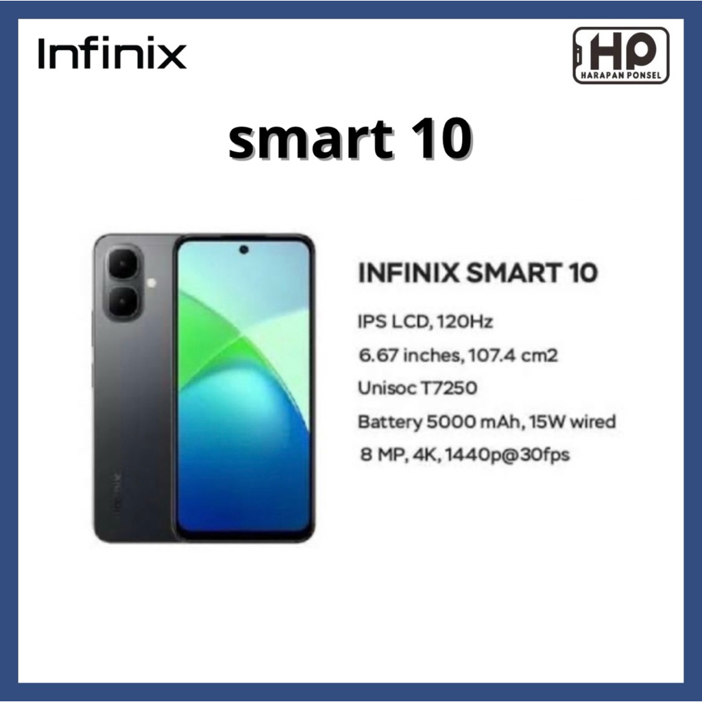 infinix smart 10 RAM 4/64 RAM 4/128
