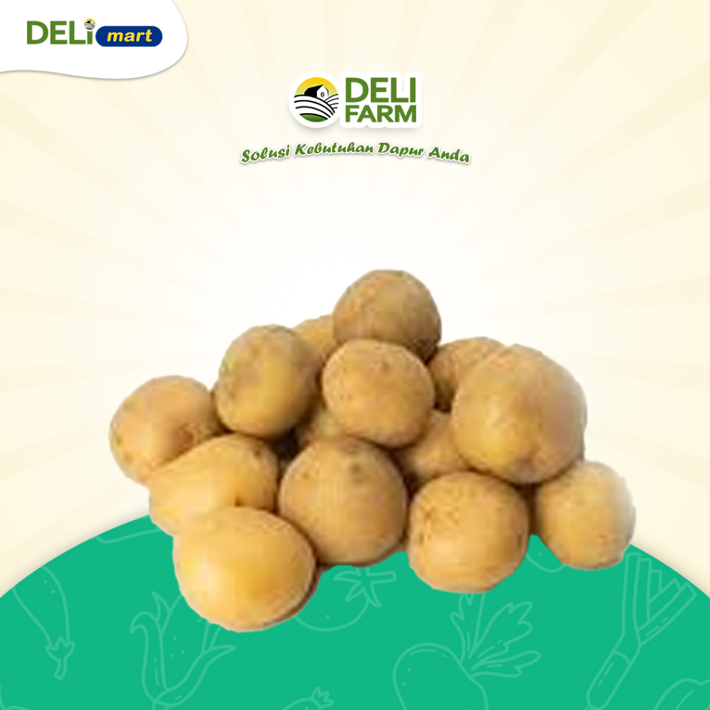 

Deli Mart [Khusus INSTAN Medan] Kentang Kecil / Kentang Rendang / Baby Kentang by Deli Farm