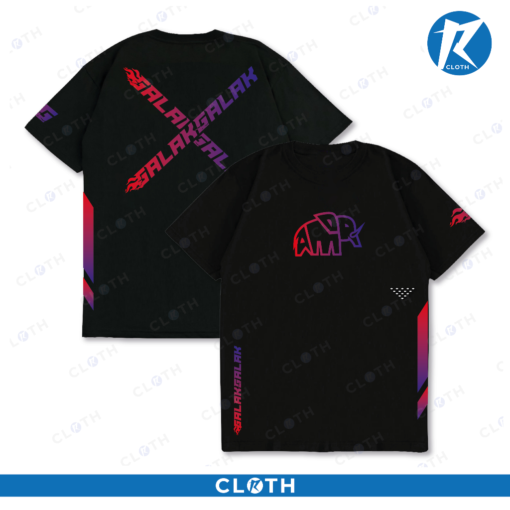 T-SHIRT KAOS GG GALAK GALAK RACING TEAM ROAD RACE COMBED 24S