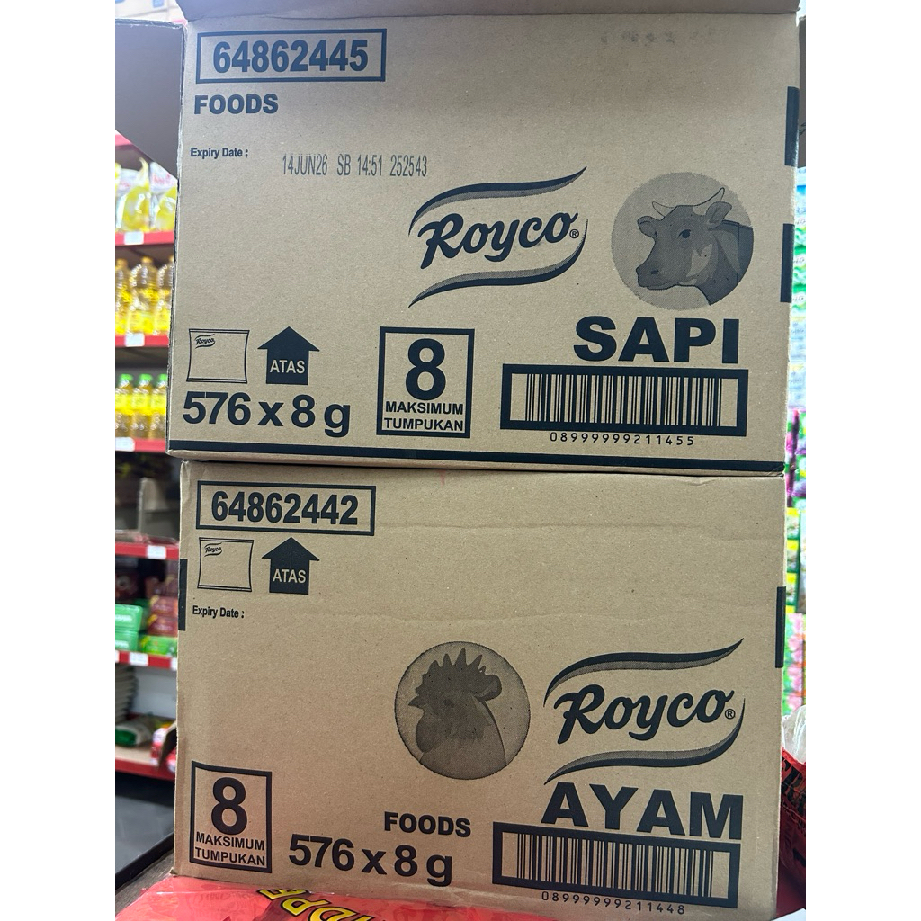

Royco renceng 8gr PerDUS isi 576 pcs