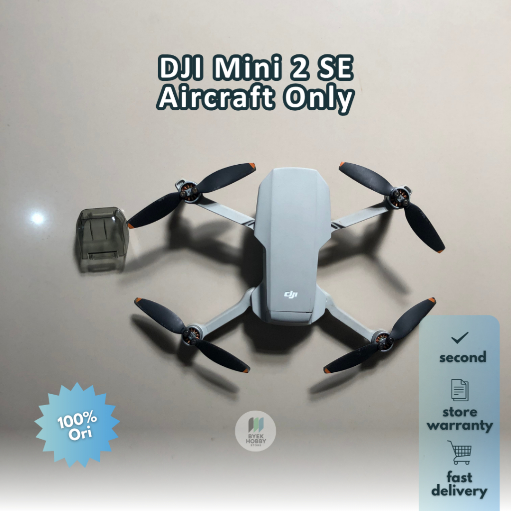 Drone DJI Mini 2 SE Aircraft Only Body Unit Original (Drone Second Kamera 4K)