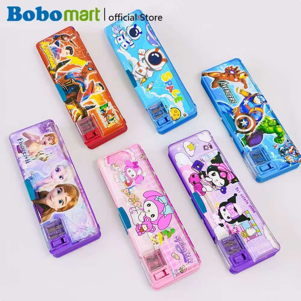 

BOBOMART Pencil Case Kotak Tempat Pensil KT-2220 (Kuromi, Avengers, Frozen, Spiderman, DLL)