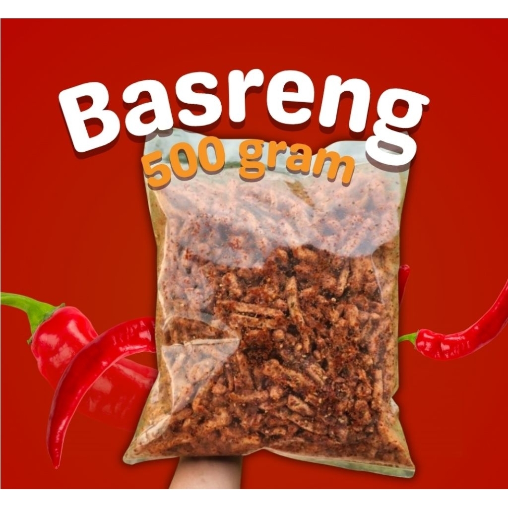 

Basreng Pedas Daun Jeruk 500gram Murah Original Makanan Ringan Snack Cemilan Murah Bumbu Melimpah