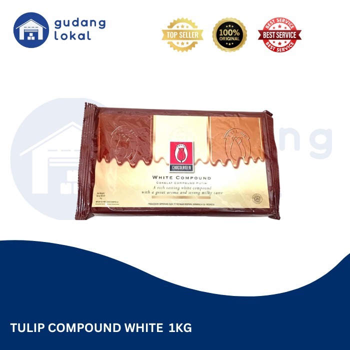 

Tulip White Chocolate Compound 1kg