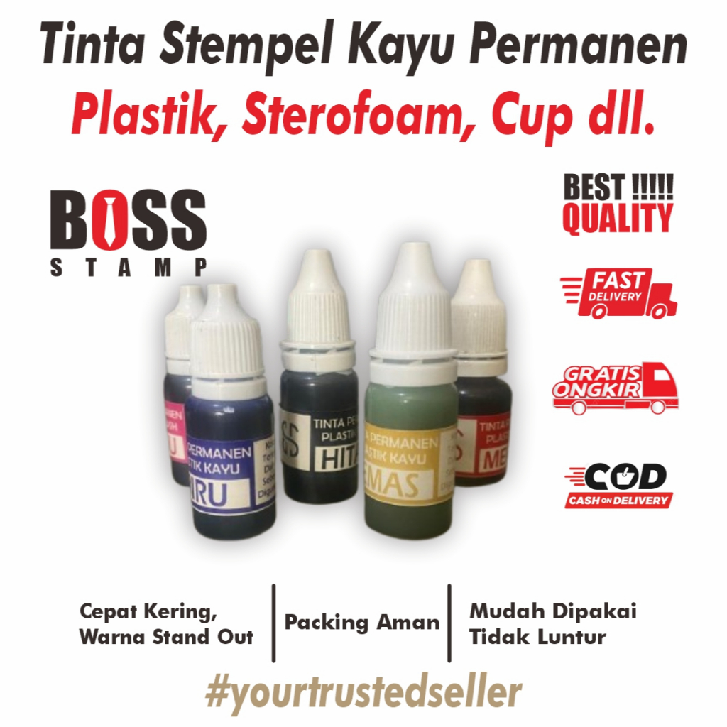 

TINTA PLASTIK STEMPEL KAYU