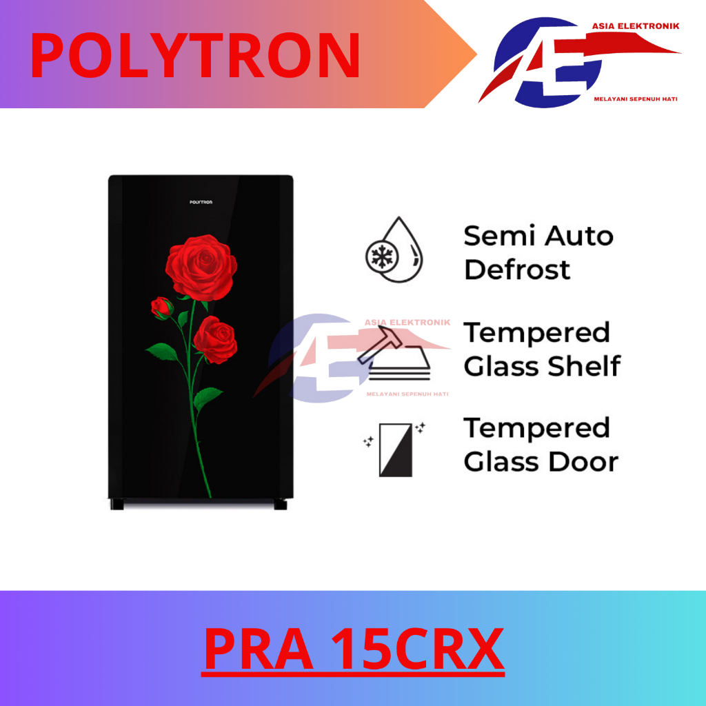 Kulkas Polytron PRA 15CRX | Kulkas 1 Pintu