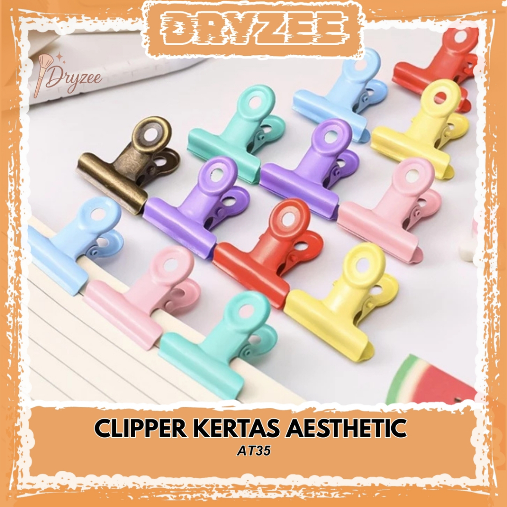 

Jepitan Kertas Aesthetic Warna Warni Penjepit Kertas Klip Penjepit Kertas File / Paperclip AT35