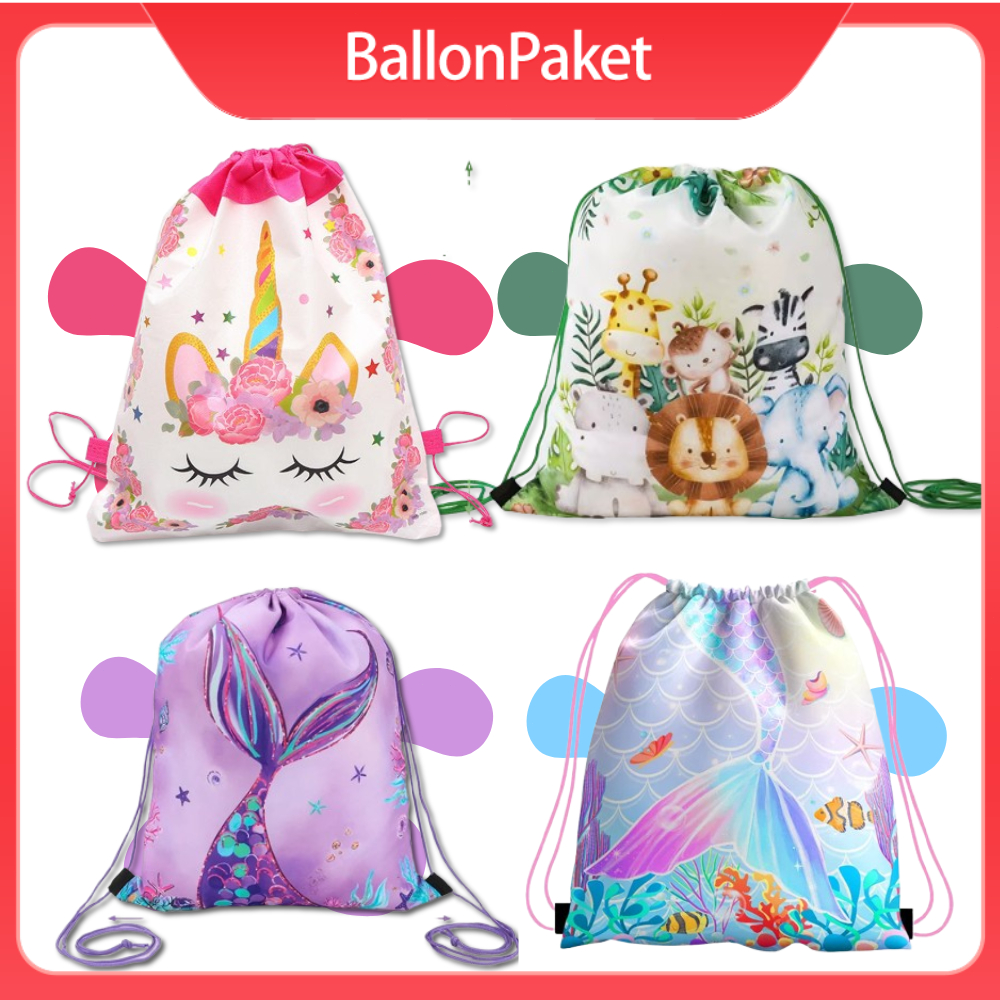 

Tas Ransel Serut Goodie Kantong Permen 1Pcs Hadiah Tas Serut Goodie Untuk Isi Hadiah Pesta Ulang Tahun (Putri Duyung, Konstruksi)