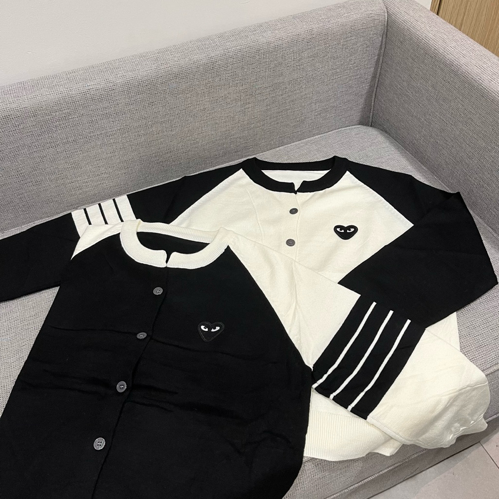 [READY STOCK] Cardigan Play CDG/ Z12/ Cardigan Knit Logo Love/ Cardigan Knit Impor/ Cardigan Play