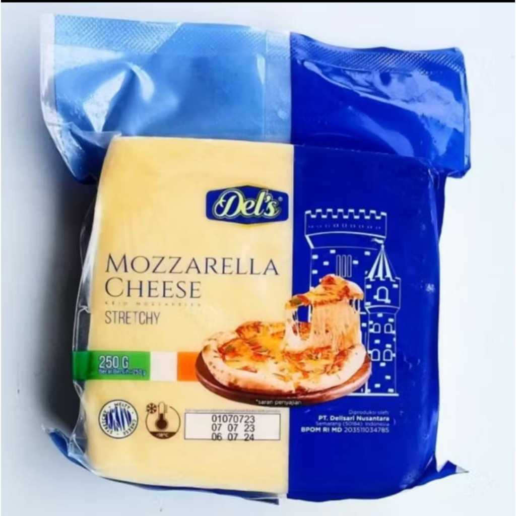 

Del's Mozzarella Cheese / Keju Mozzarella 250gr