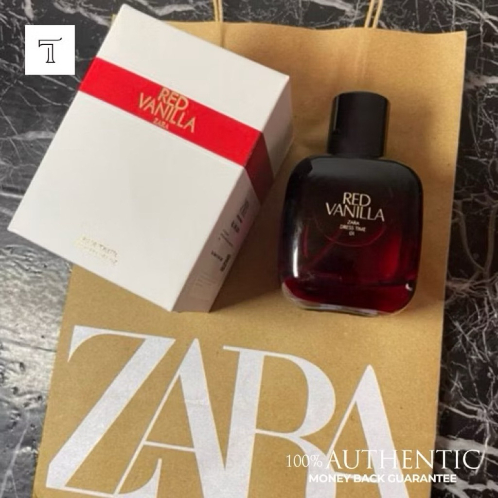 PARFUM ORIGINAL ZARA RED VANILLA 90ML PRIA/WANITA