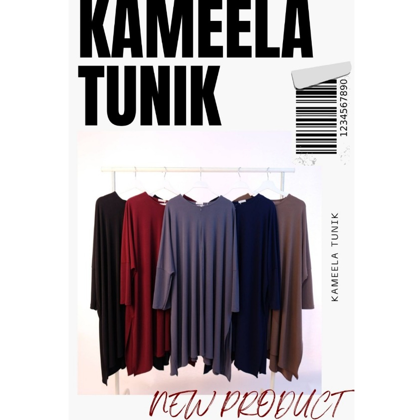 Tunik Kameela Asra Hijab Bahan Jersey Premium
