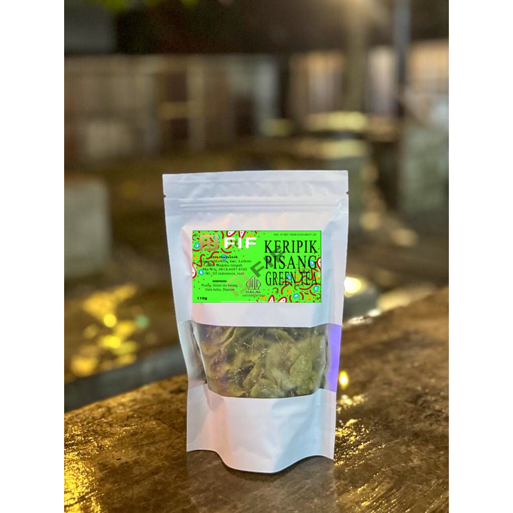 

Fif keripik pisang greentea