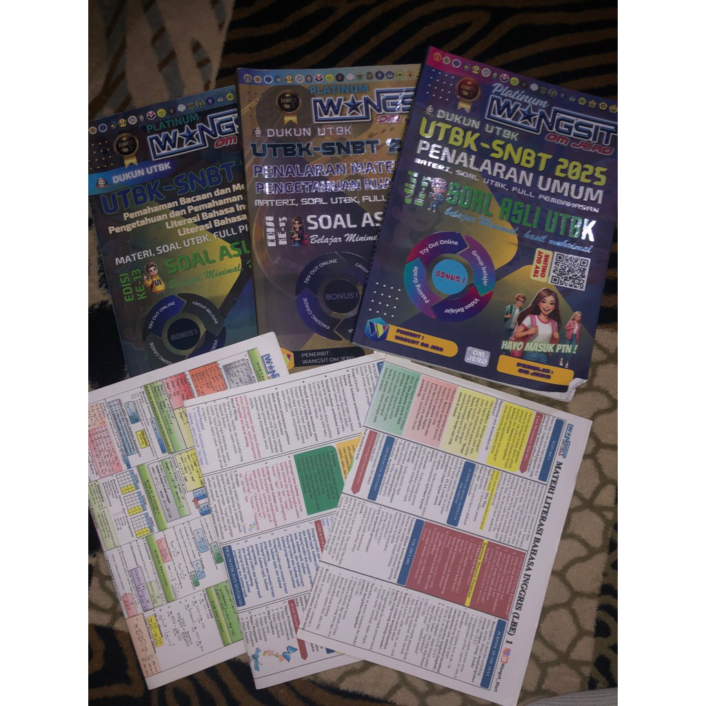 PRELOVED WANGSIT OM JERO 2025 (ada 3 lembar rumus) + admin