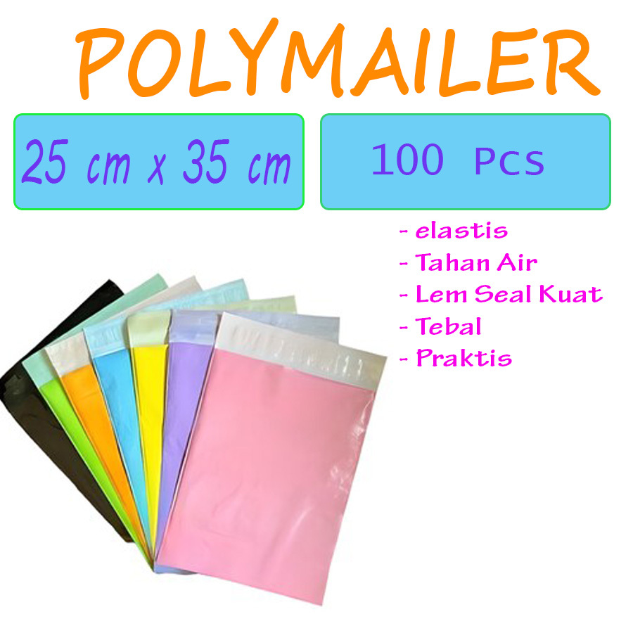 

Polymailer Plastik Packing TEBAL 25 x 35 cm