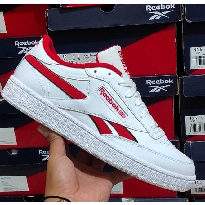 REEBOK Club C Revenge White/Vector Red/Black ORIGINAL 100% 100033713
