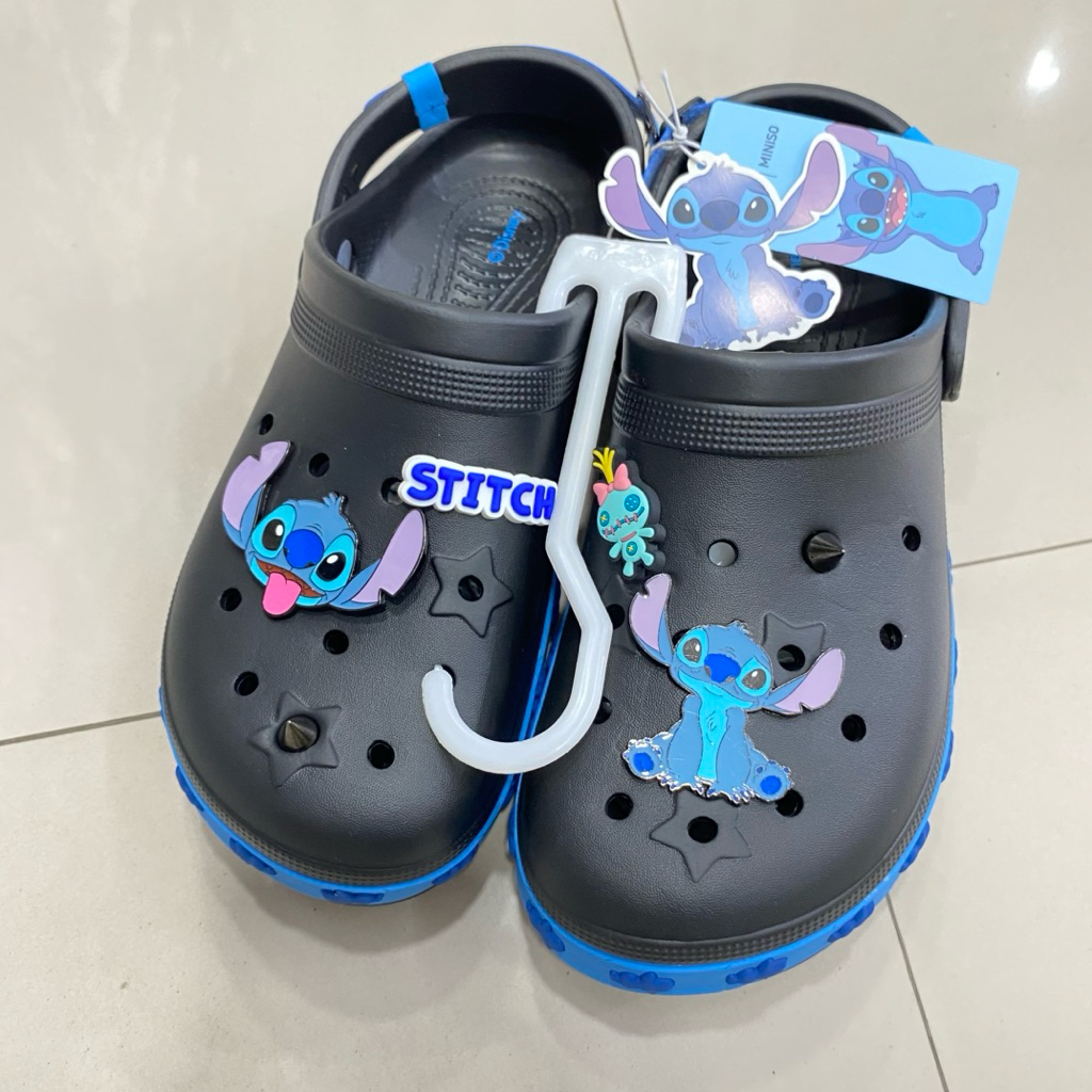 Miniso Men Clogs Stitch / sandal alas kaki pria