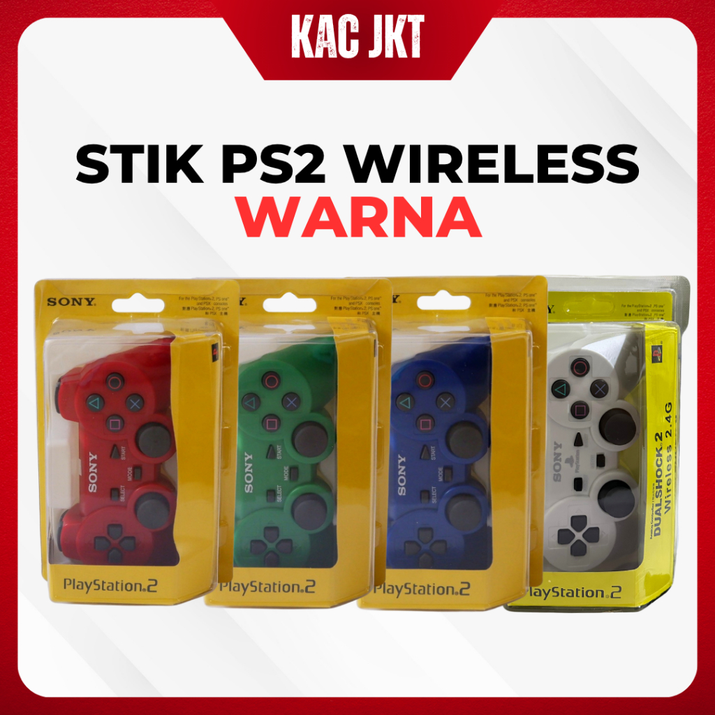 STIK WIRELESS PS2 WARNA STIK PS2 WIRELESS STICK PS2 WIRELES PS2 STIK WIRELES PS2