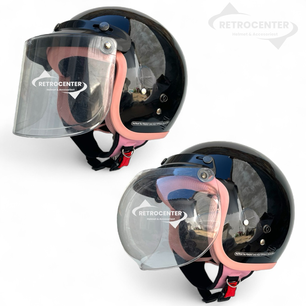 Helm Bogo Wanita Hijab SNI Premium Helm Hijab Premium