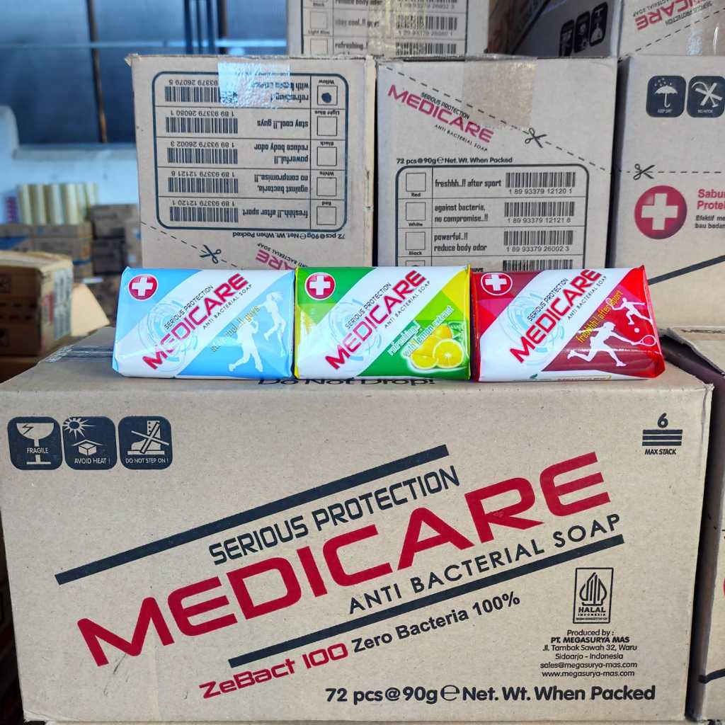 1 Dus Sabun Medicare ISI 72 PCS / Sabun Mandi 1 Dus Murah